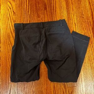 J Crew Black Stretch Pixie Pants size 6